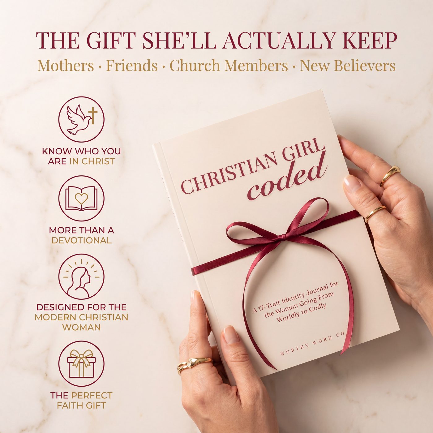 Christian Girl Coded wrapped as a gift